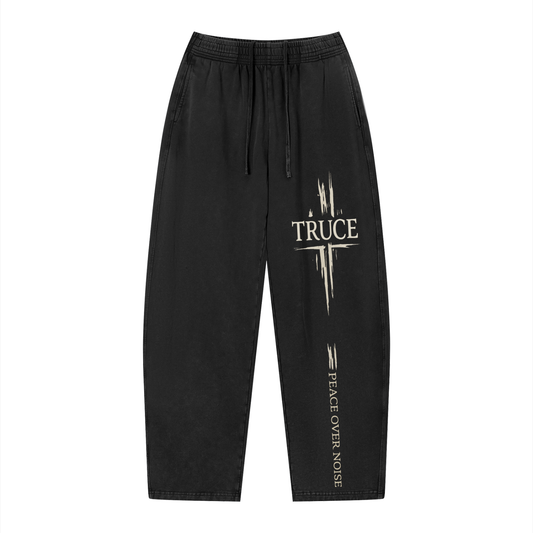 Truce Lifestyle | 360g/m Unisex Vintage Wash Loose Sweatpants
