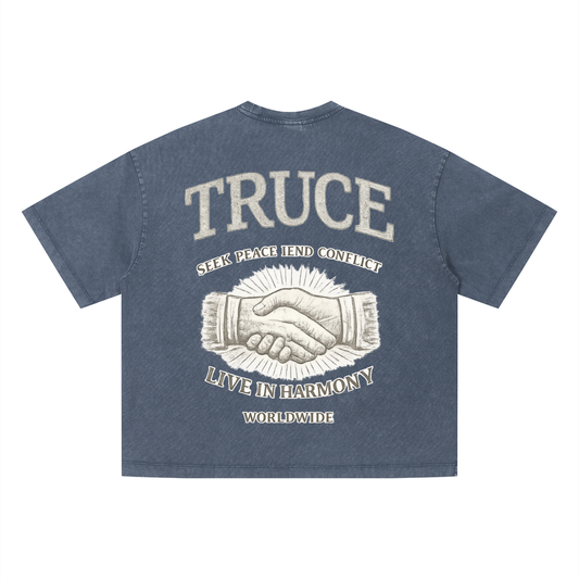 Truce Lifestyle | Unisex Vintage Wash Boxy T-Shirt