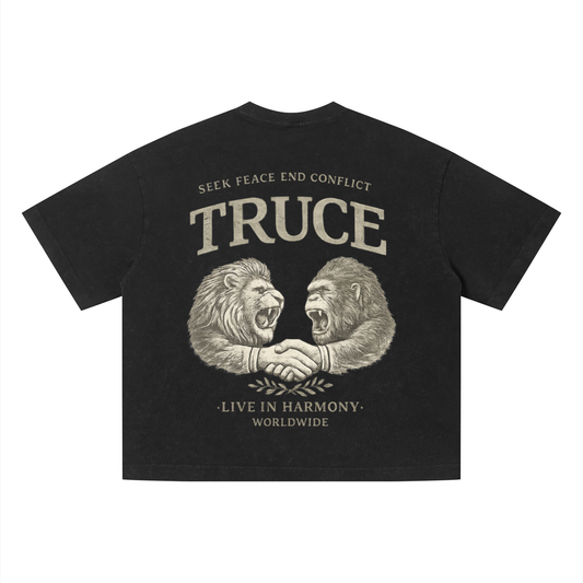 Truce Lifestyle | Unisex Vintage Wash Boxy (280 g/m²) T-Shirt