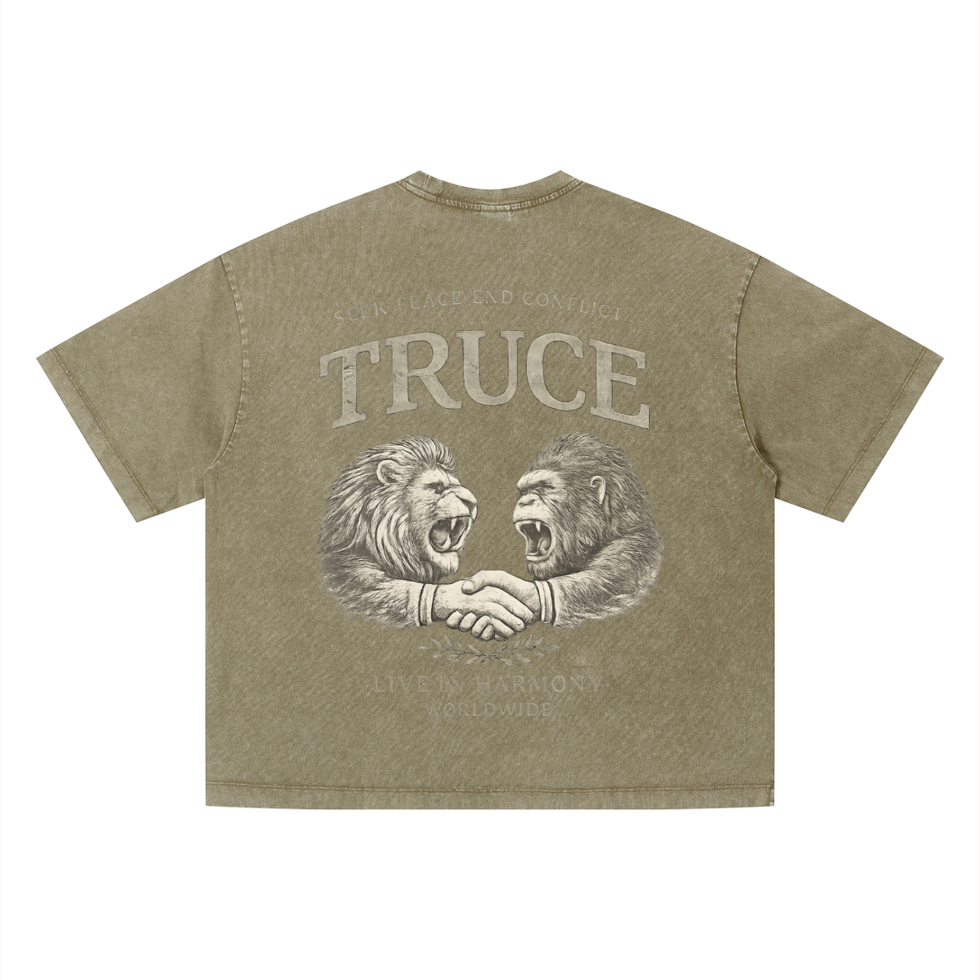 Truce Lifestyle | Unisex Vintage Wash Boxy (280 g/m²) T-Shirt