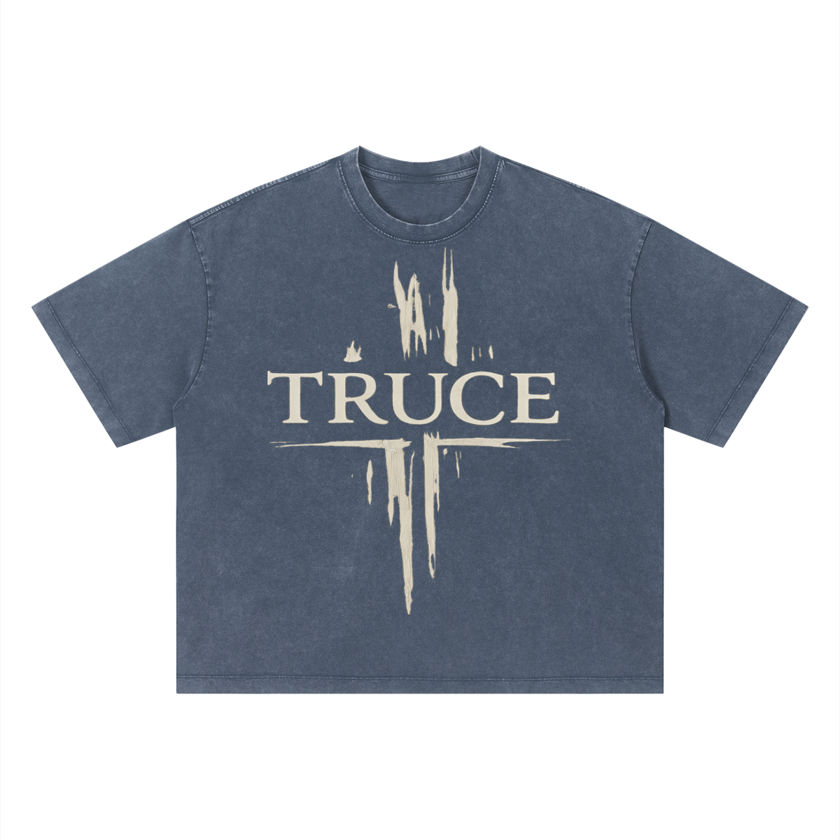 Truce Lifestyle |Unisex Vintage Wash (280 g/m²) Boxy T-Shirt