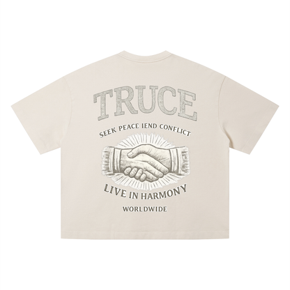 Truce Lifestyle | Unisex Vintage Wash (280 g/m²) Boxy T-Shirt