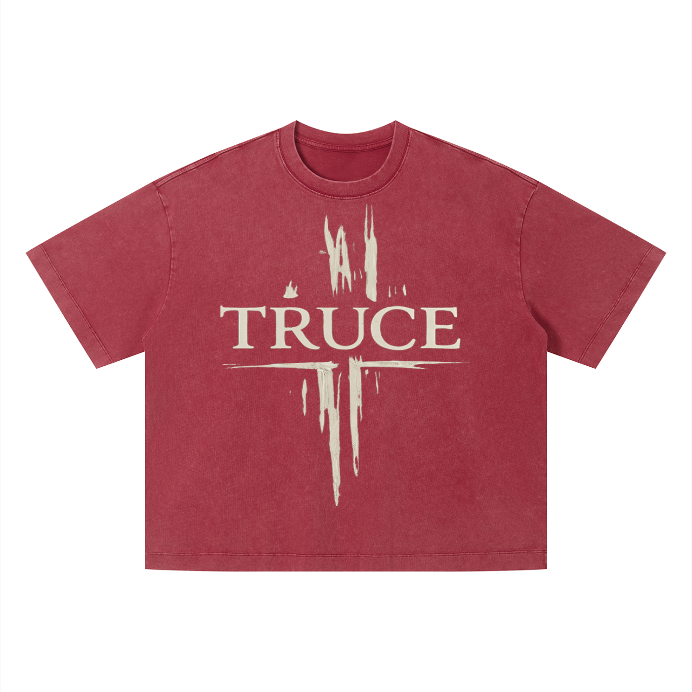 Truce Lifestyle |Unisex Vintage Wash (280 g/m²) Boxy T-Shirt