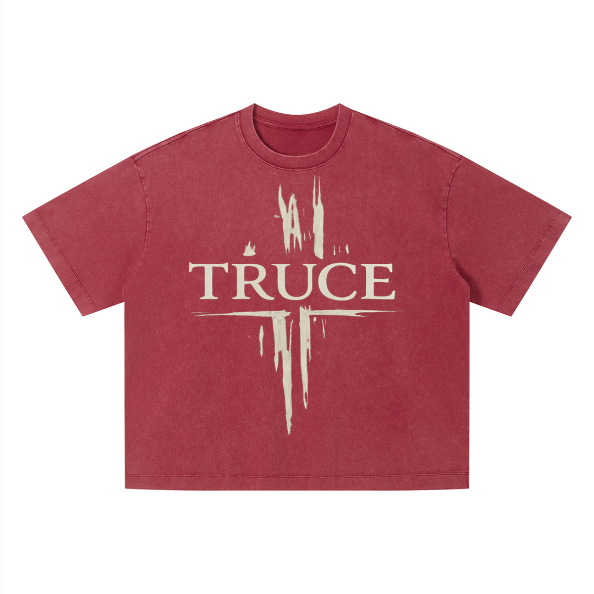 Truce Lifestyle |Unisex Vintage Wash (280 g/m²) Boxy T-Shirt