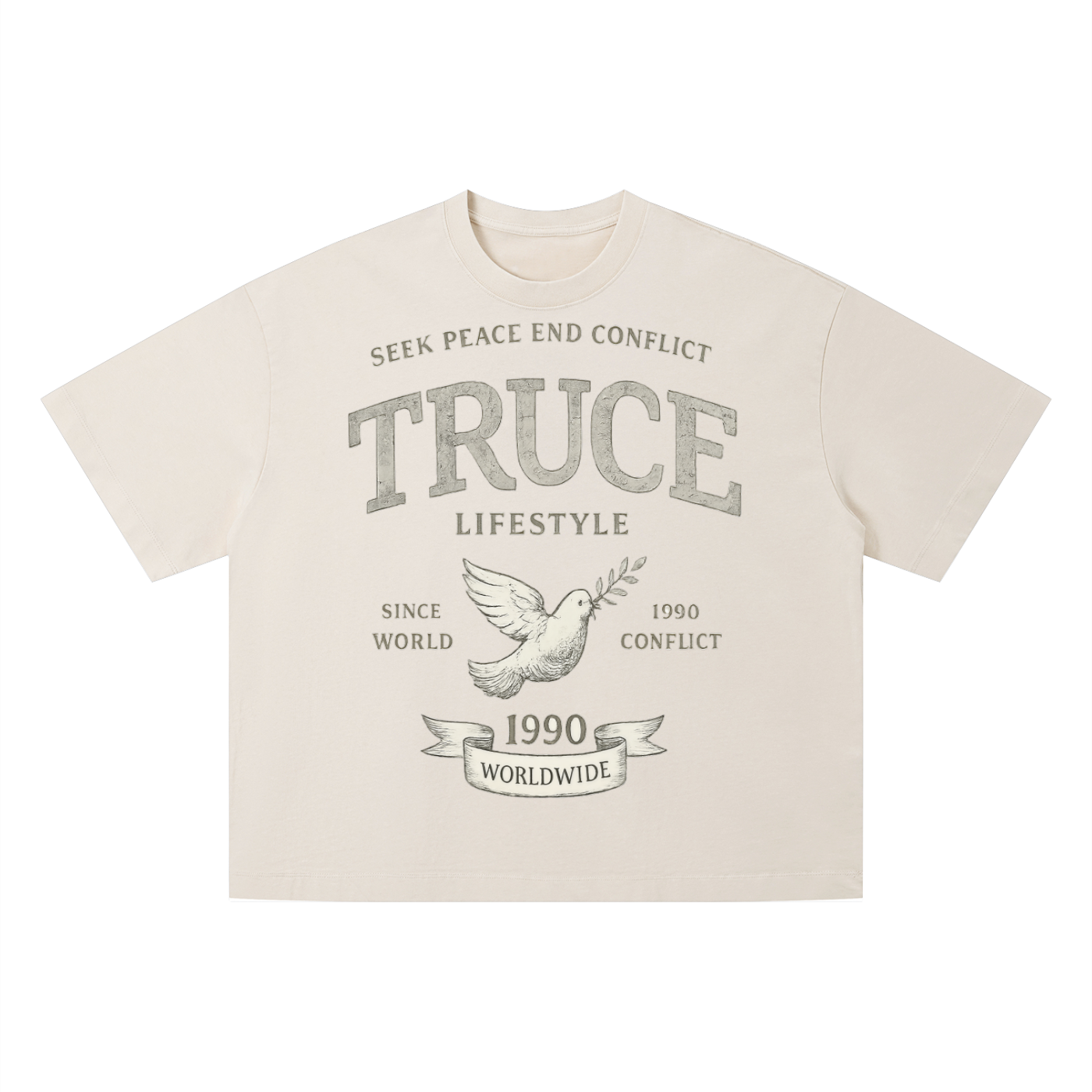 Truce Lifestyle | Unisex Vintage Wash (280 g/m²) Boxy T-Shirt