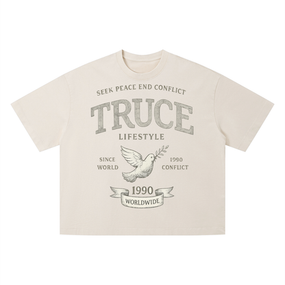 Truce Lifestyle | Unisex Vintage Wash (280 g/m²) Boxy T-Shirt