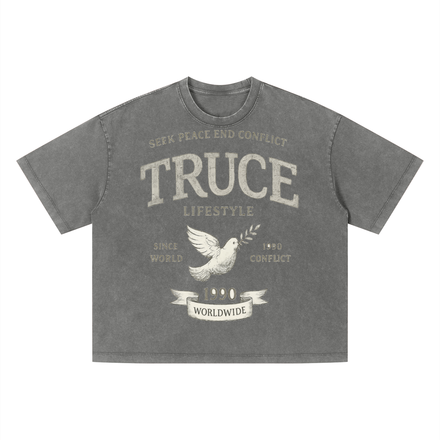 Truce Lifestyle | Unisex Vintage Wash (280 g/m²) Boxy T-Shirt