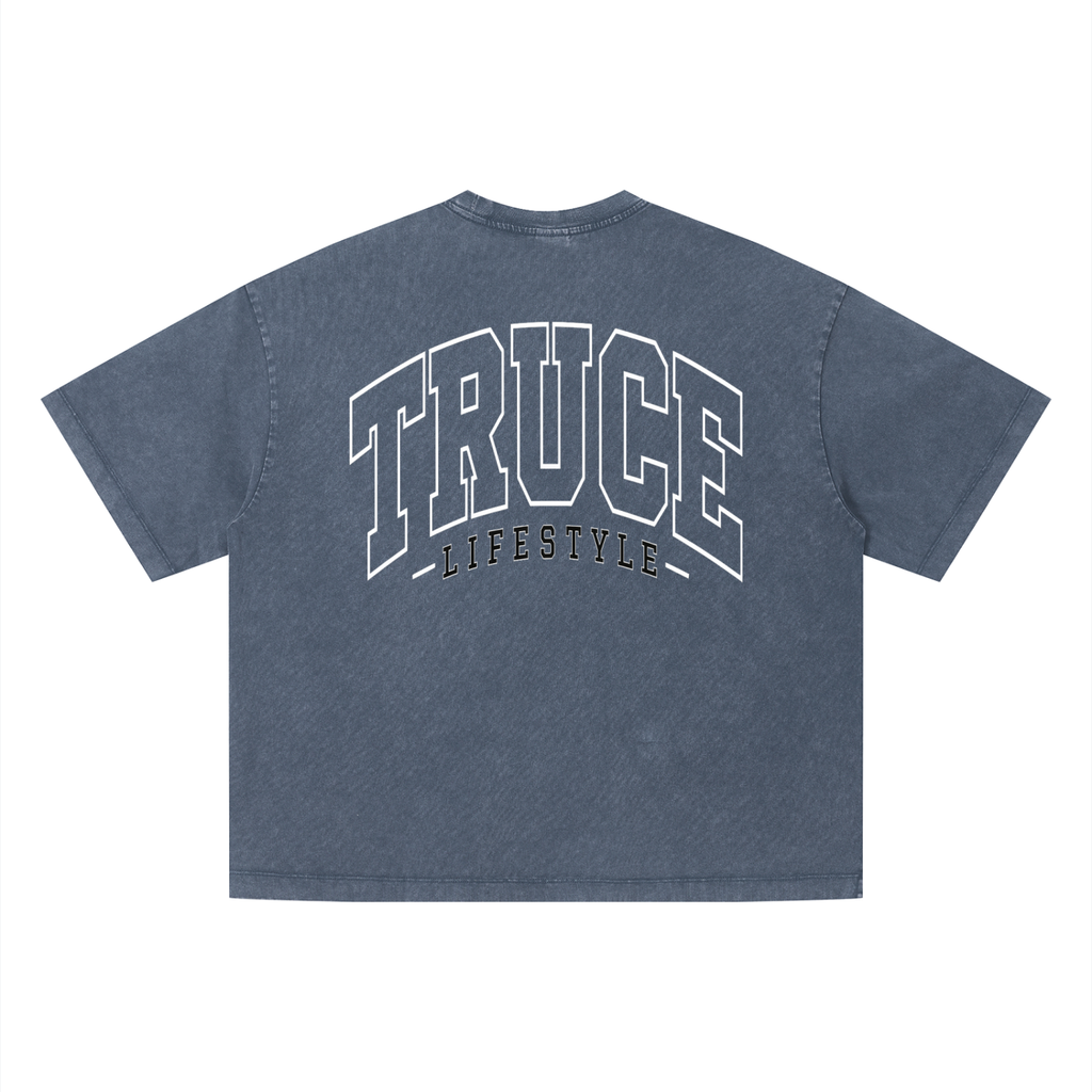 Truce Lifestyle | Living Fast Unisex (280 g/m²) Vintage Wash Boxy T-Shirt