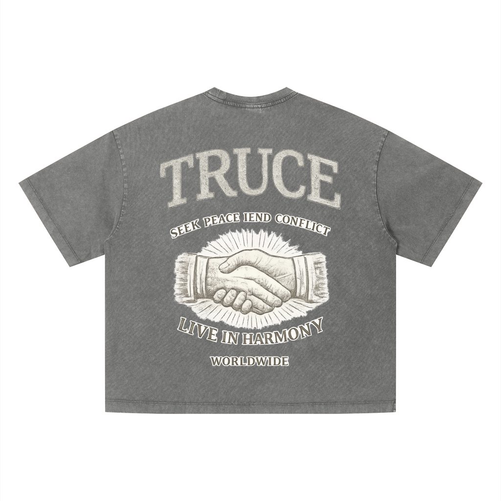 Truce Lifestyle | Unisex Vintage Wash Boxy T-Shirt