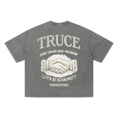 Truce Lifestyle | Unisex Vintage Wash Boxy T-Shirt