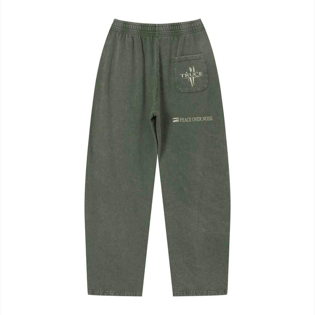 Truce Lifestyle | 360g/m Unisex Vintage Wash Loose Sweatpants
