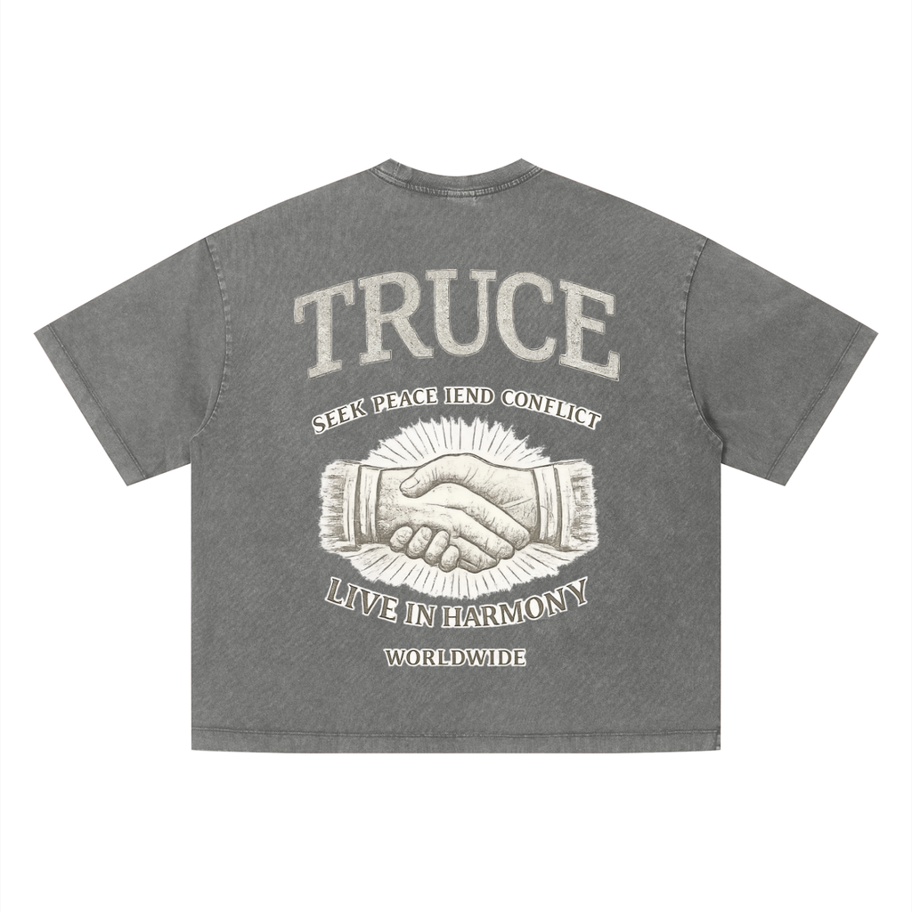 Truce Lifestyle | Unisex Vintage Wash (280 g/m²) Boxy T-Shirt