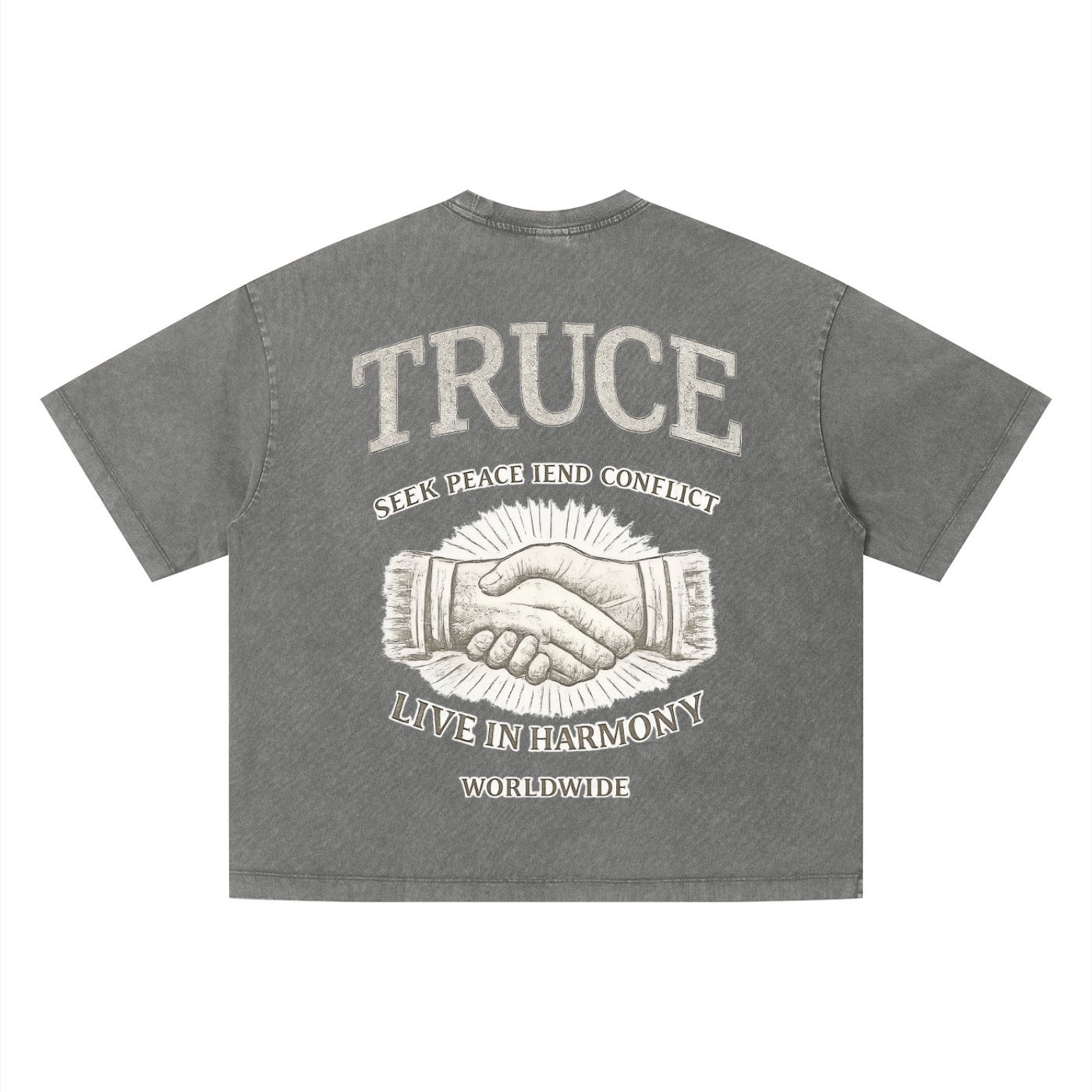 Truce Lifestyle | Unisex Vintage Wash (280 g/m²) Boxy T-Shirt