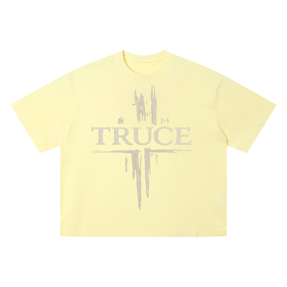 Truce Lifestyle |Unisex Vintage Wash (280 g/m²) Boxy T-Shirt