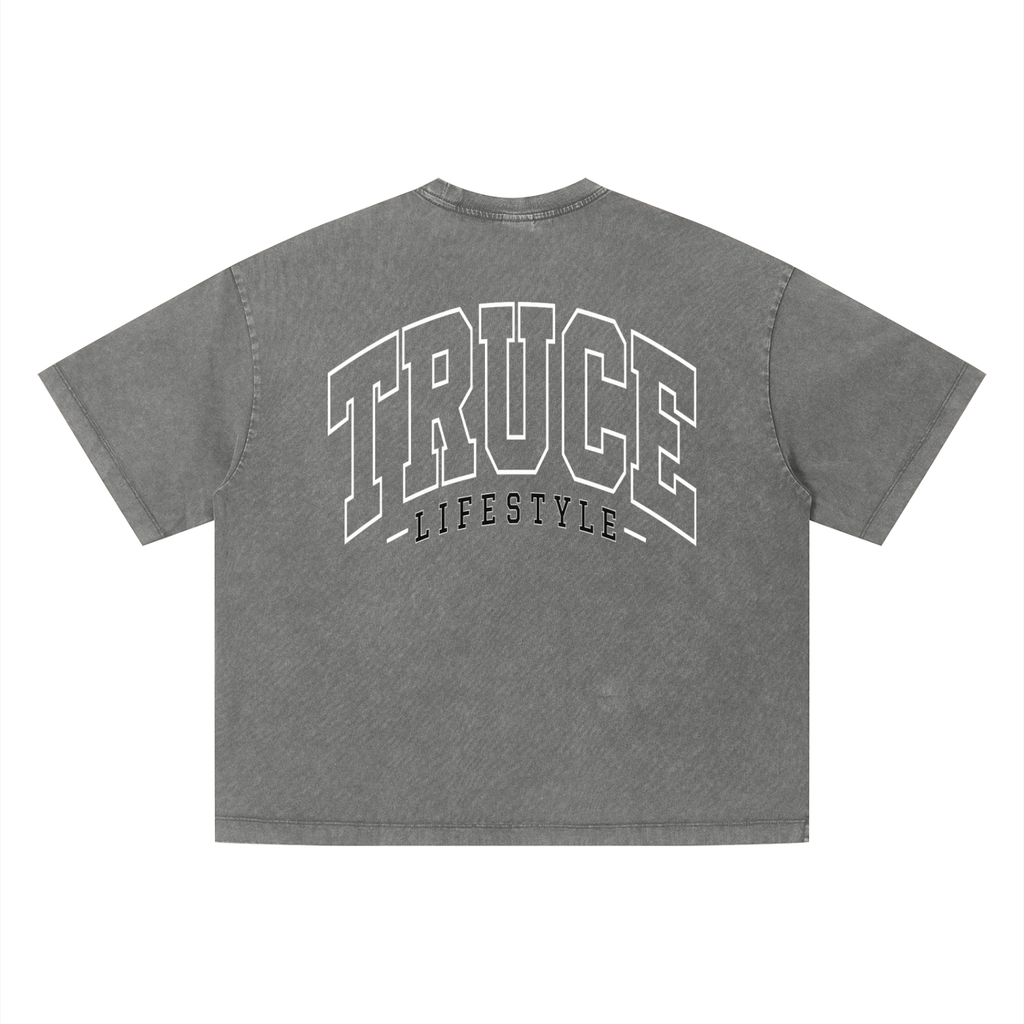 Truce Lifestyle | Living Fast Unisex (280 g/m²) Vintage Wash Boxy T-Shirt