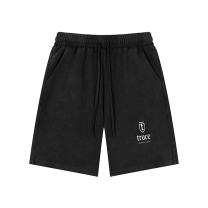 Truce Lifestyle | Essentail Mineral Wash Waffle Knit Shorts