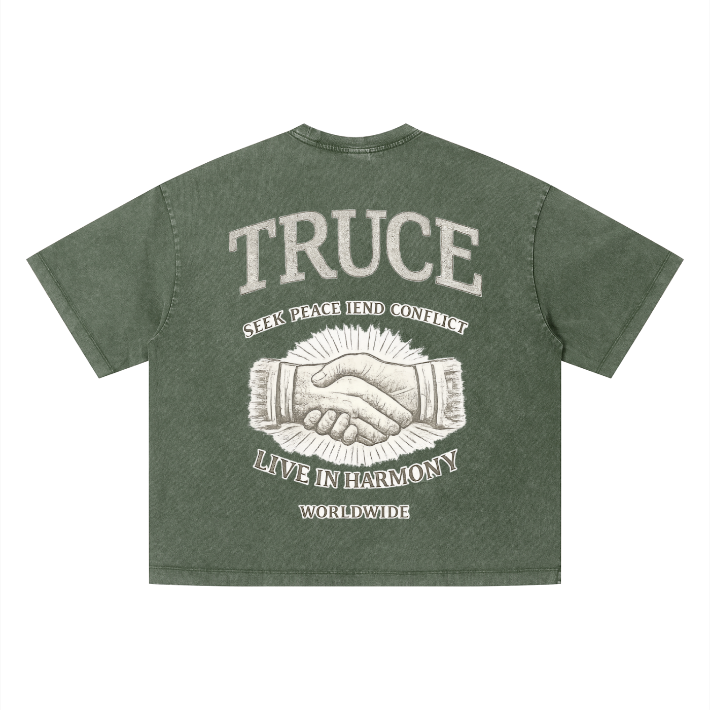 Truce Lifestyle | Unisex Vintage Wash (280 g/m²) Boxy T-Shirt