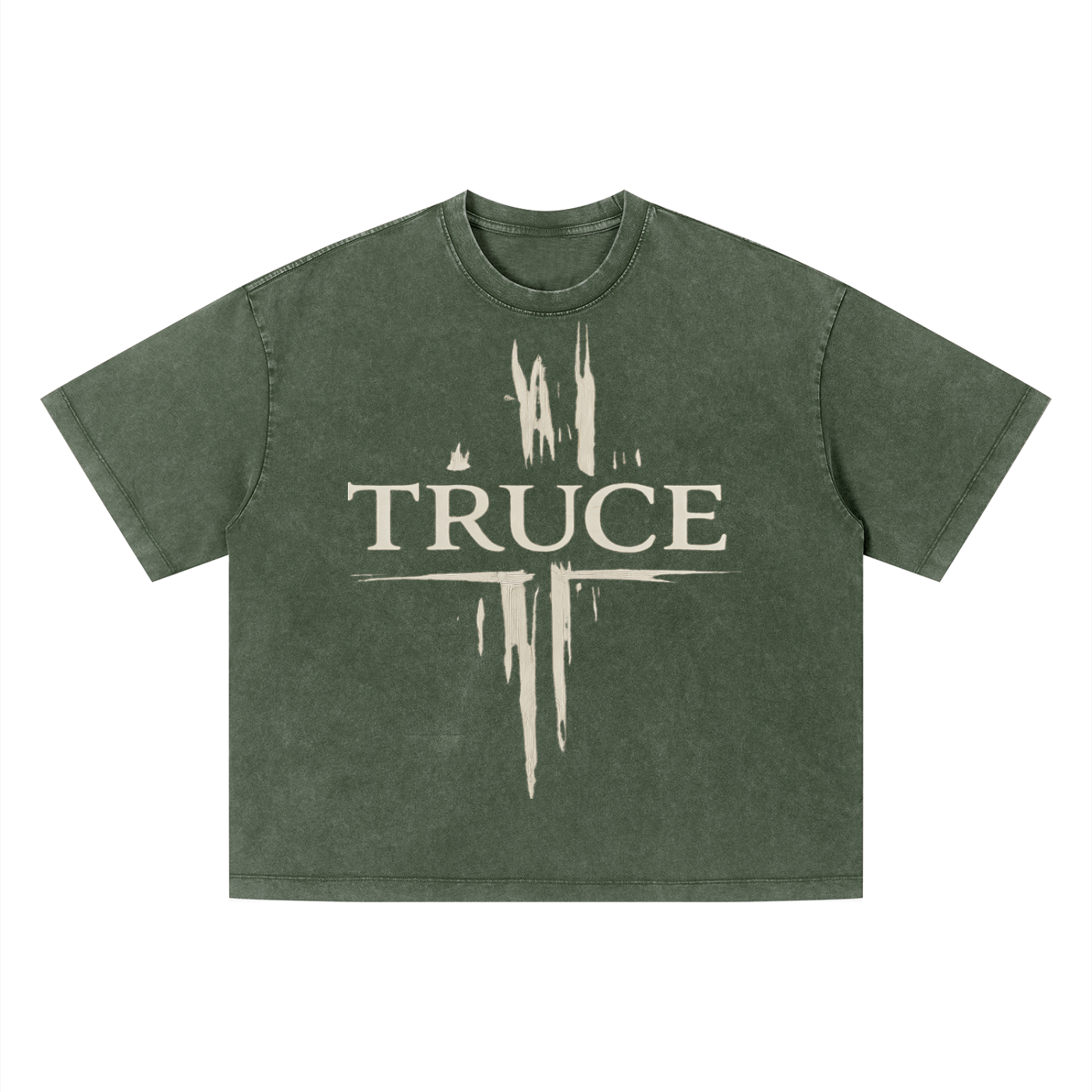 Truce Lifestyle |Unisex Vintage Wash (280 g/m²) Boxy T-Shirt