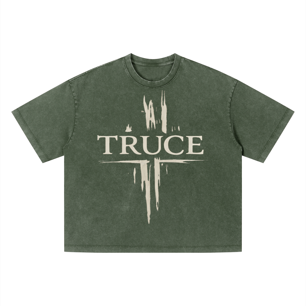 Truce Lifestyle |Unisex Vintage Wash (280 g/m²) Boxy T-Shirt