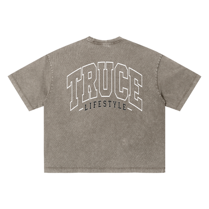 Truce Lifestyle | Living Fast Unisex (280 g/m²) Vintage Wash Boxy T-Shirt