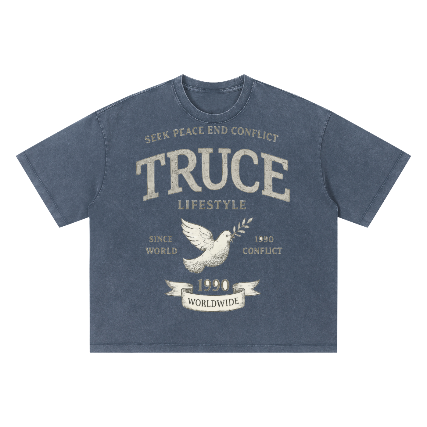 Truce Lifestyle | Unisex Vintage Wash (280 g/m²) Boxy T-Shirt