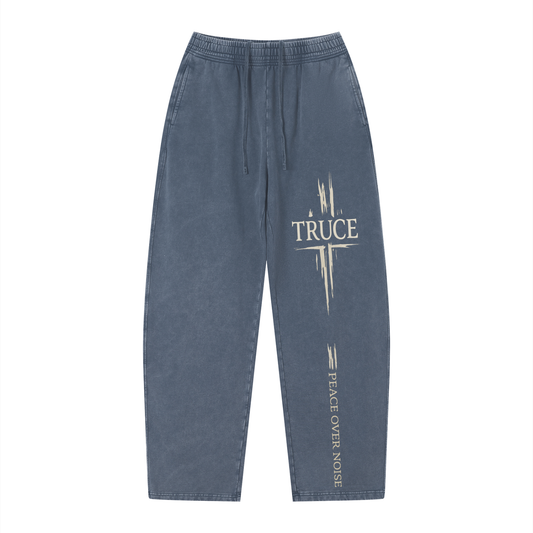 Truce Lifestyle | 360g/m Unisex Vintage Wash Loose Sweatpants