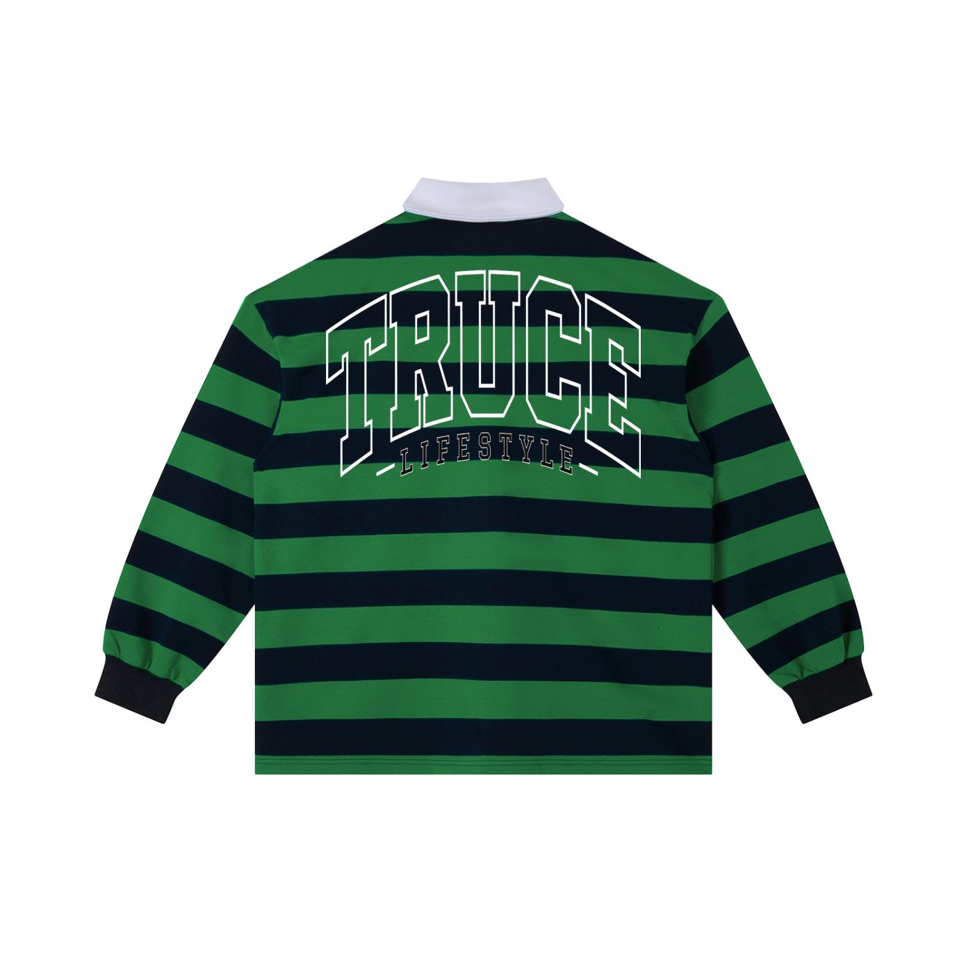 Truce Lifesyle | Payphone Color Block Stripe Polo Shirt