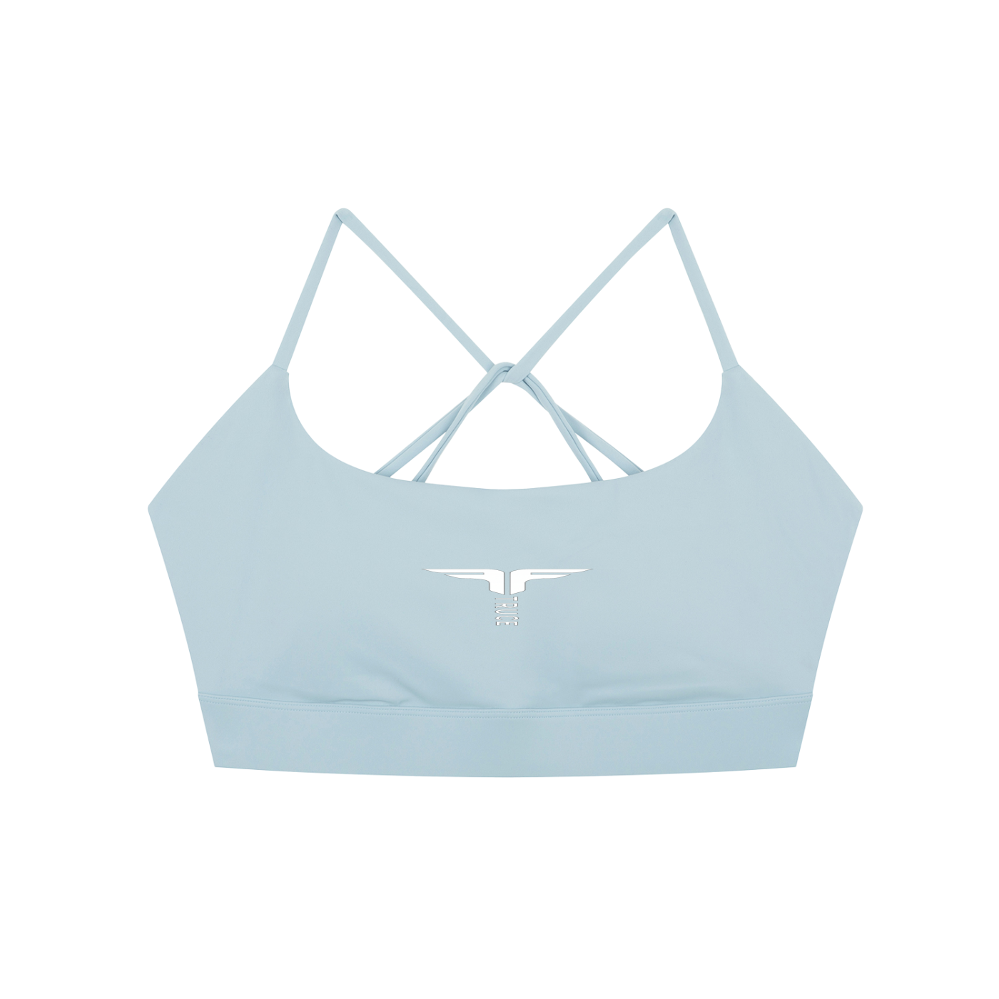 Truce Lifestyle | Logo Strappy Criss Cross Yoga Sports Bra