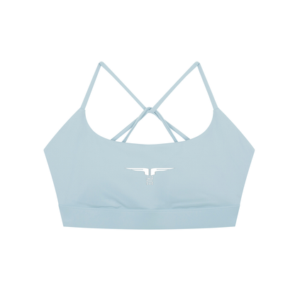 Truce Lifestyle | Logo Strappy Criss Cross Yoga Sports Bra