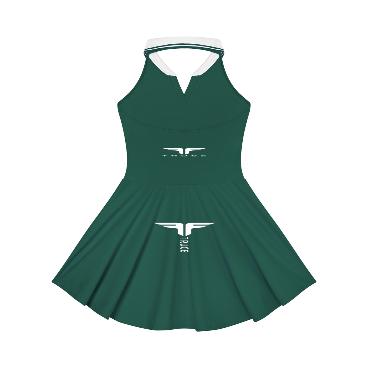 Truce Lifestyle | Women's Collared Halter A-Line (210 g/m²) Tennis Dress