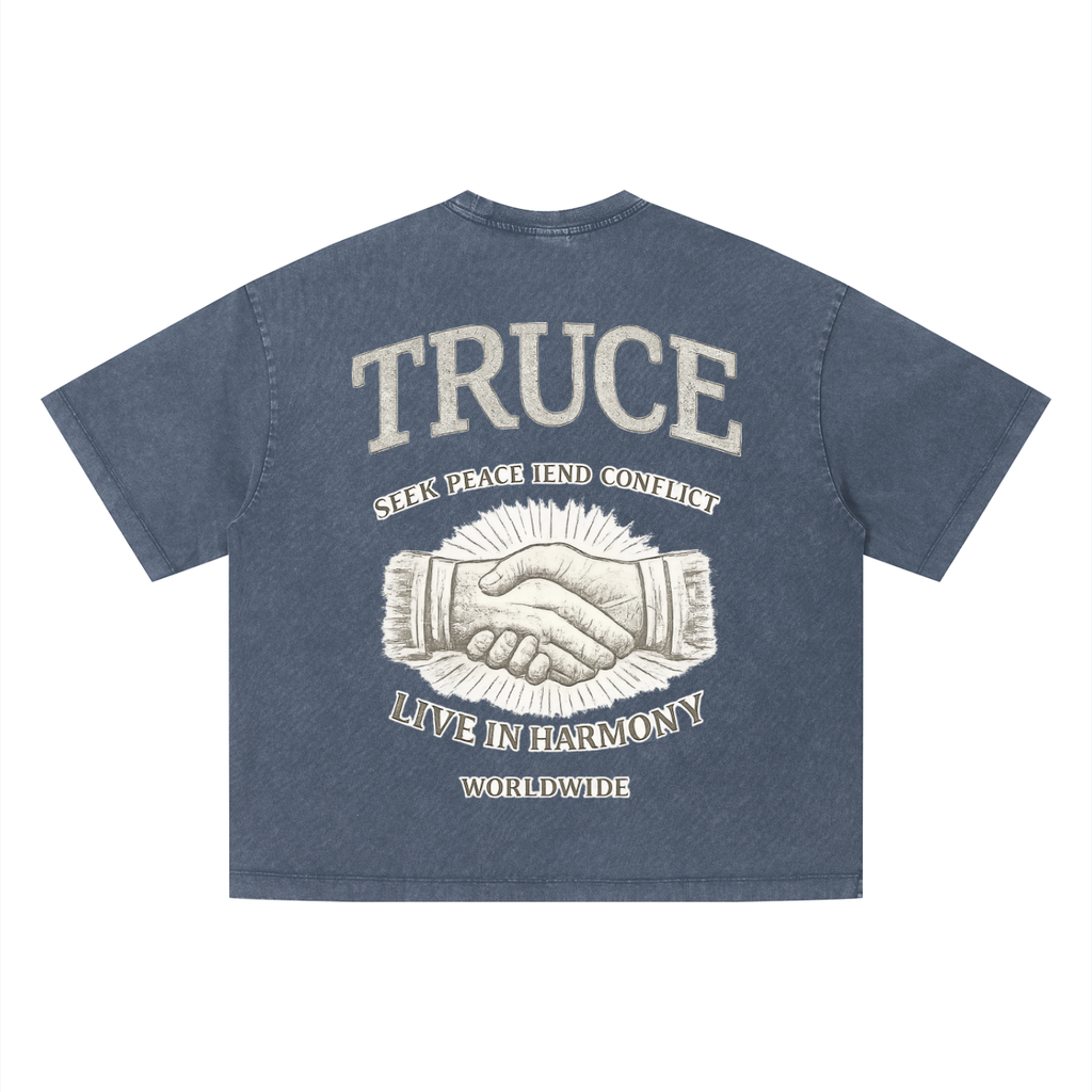 Truce Lifestyle | Unisex Vintage Wash (280 g/m²) Boxy T-Shirt