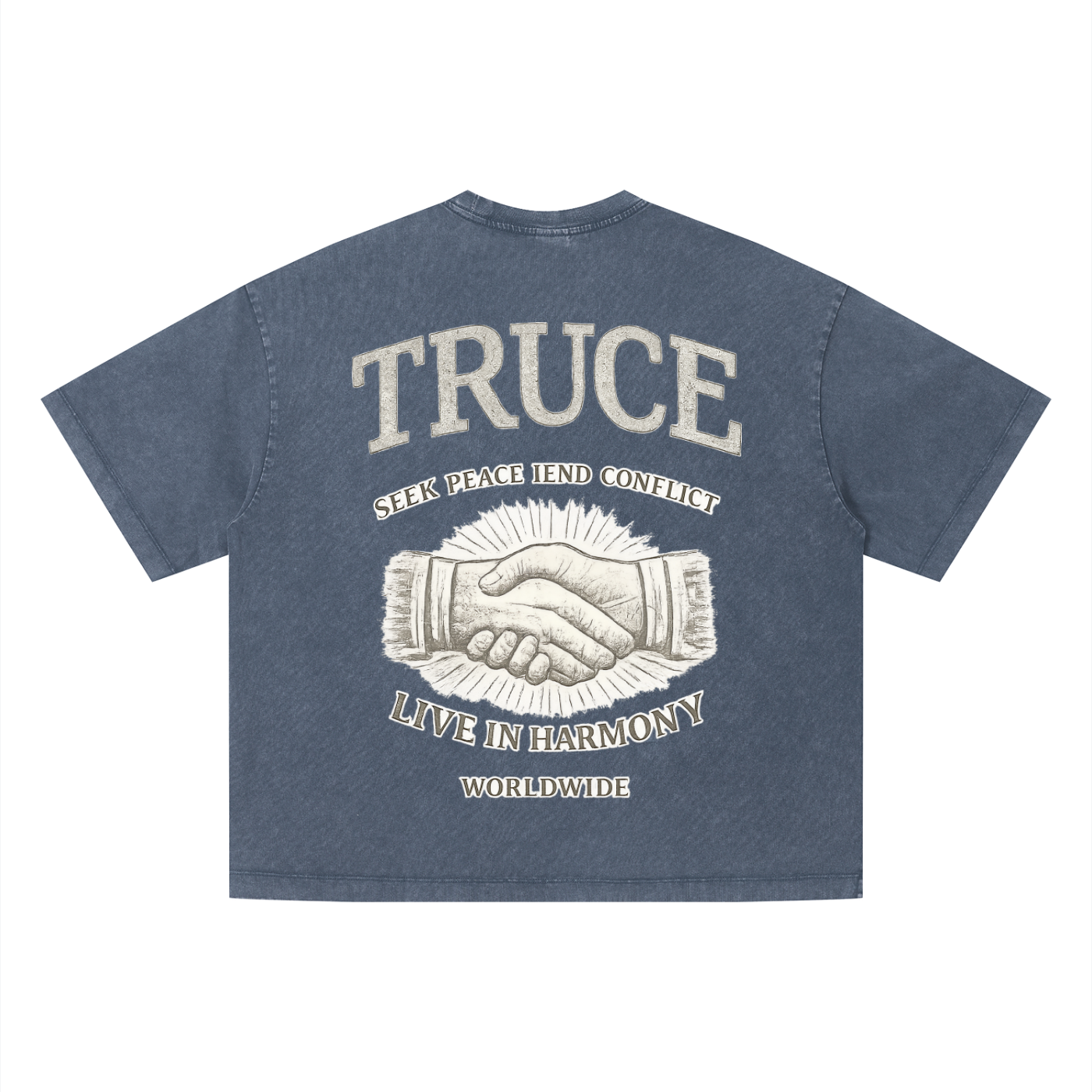 Truce Lifestyle | Unisex Vintage Wash (280 g/m²) Boxy T-Shirt