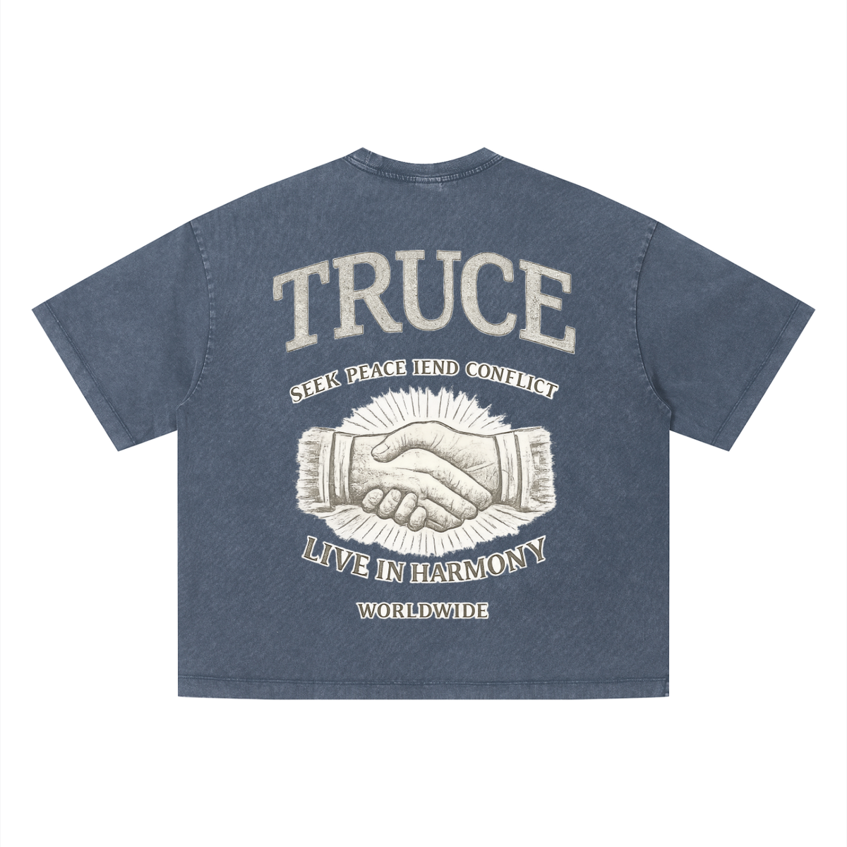 Truce Lifestyle | Unisex Vintage Wash (280 g/m²) Boxy T-Shirt