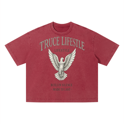 Truce Lifestyle | Unisex Vintage Wash Boxy (280 g/m²) T-Shirt