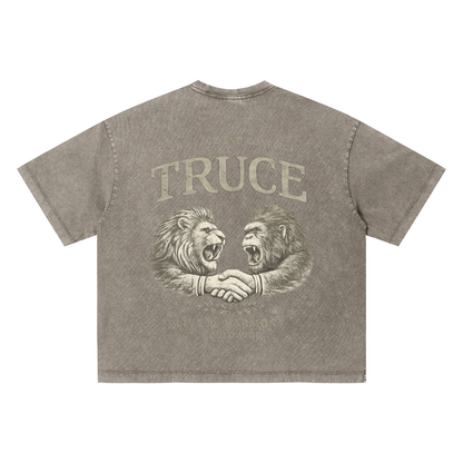 Truce Lifestyle | Unisex Vintage Wash Boxy (280 g/m²) T-Shirt