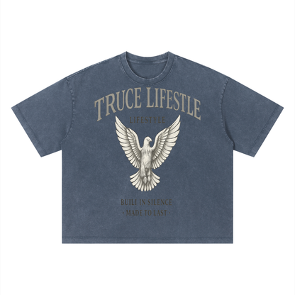 Truce Lifestyle | Unisex Vintage Wash Boxy (280 g/m²) T-Shirt