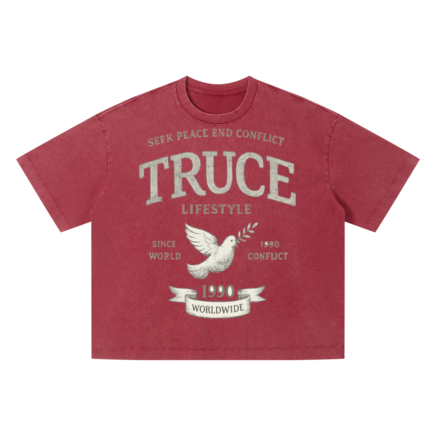 Truce Lifestyle | Unisex Vintage Wash (280 g/m²) Boxy T-Shirt