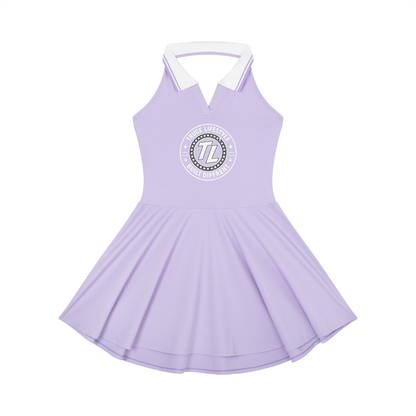 Truce Lifestyle | Women's Collared Halter A-Line (210 g/m²) Tennis Dress