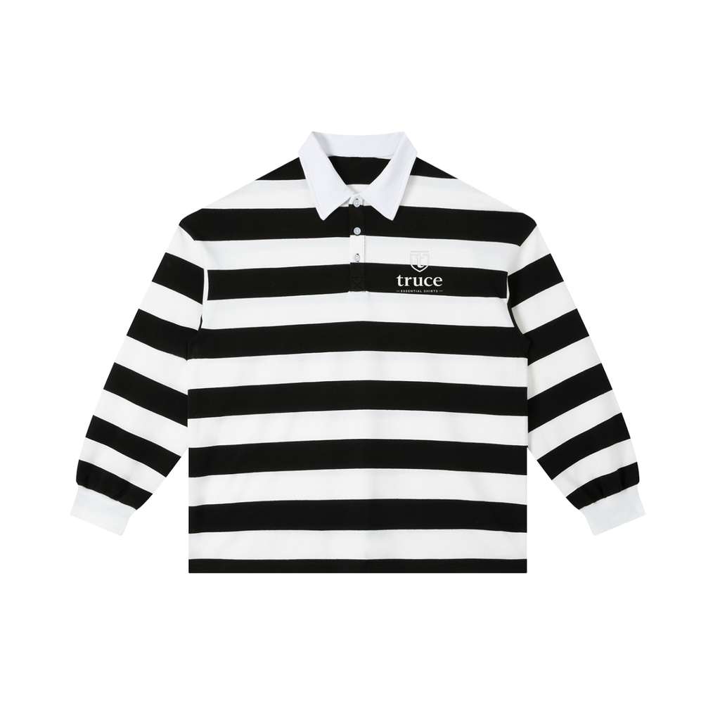 Truce Lifestyle | Color Block 230g/m Stripe Polo Shirt