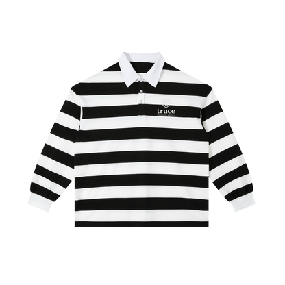 Truce Lifestyle | Color Block 230g/m Stripe Polo Shirt