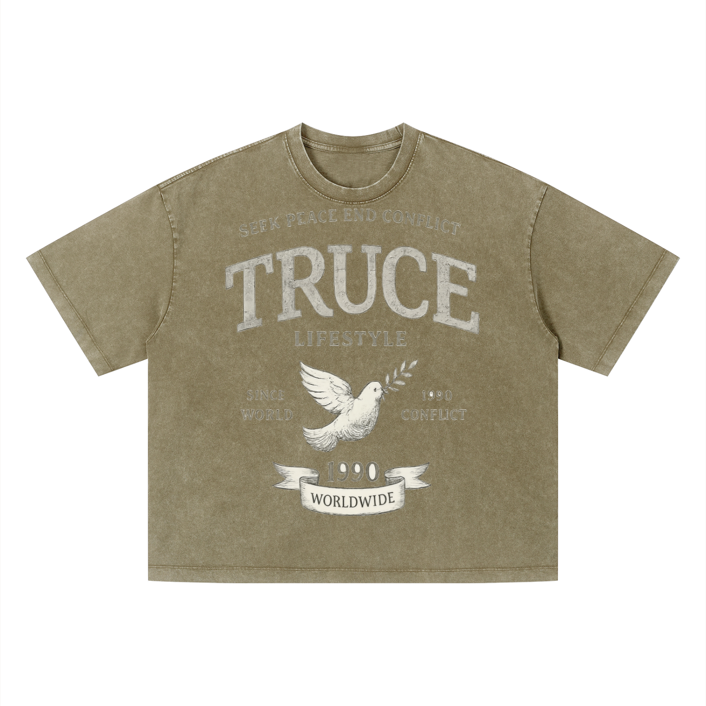 Truce Lifestyle | Unisex Vintage Wash (280 g/m²) Boxy T-Shirt