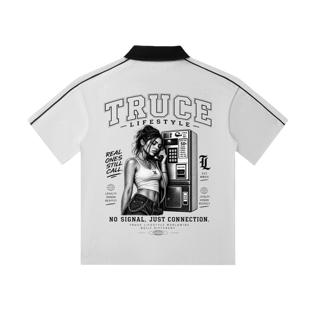 Truce Lifestyle | Contrast Collar Short-Sleeve Polo Shirt (240 g/m²)