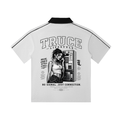 Truce Lifestyle | Contrast Collar Short-Sleeve Polo Shirt (240 g/m²)