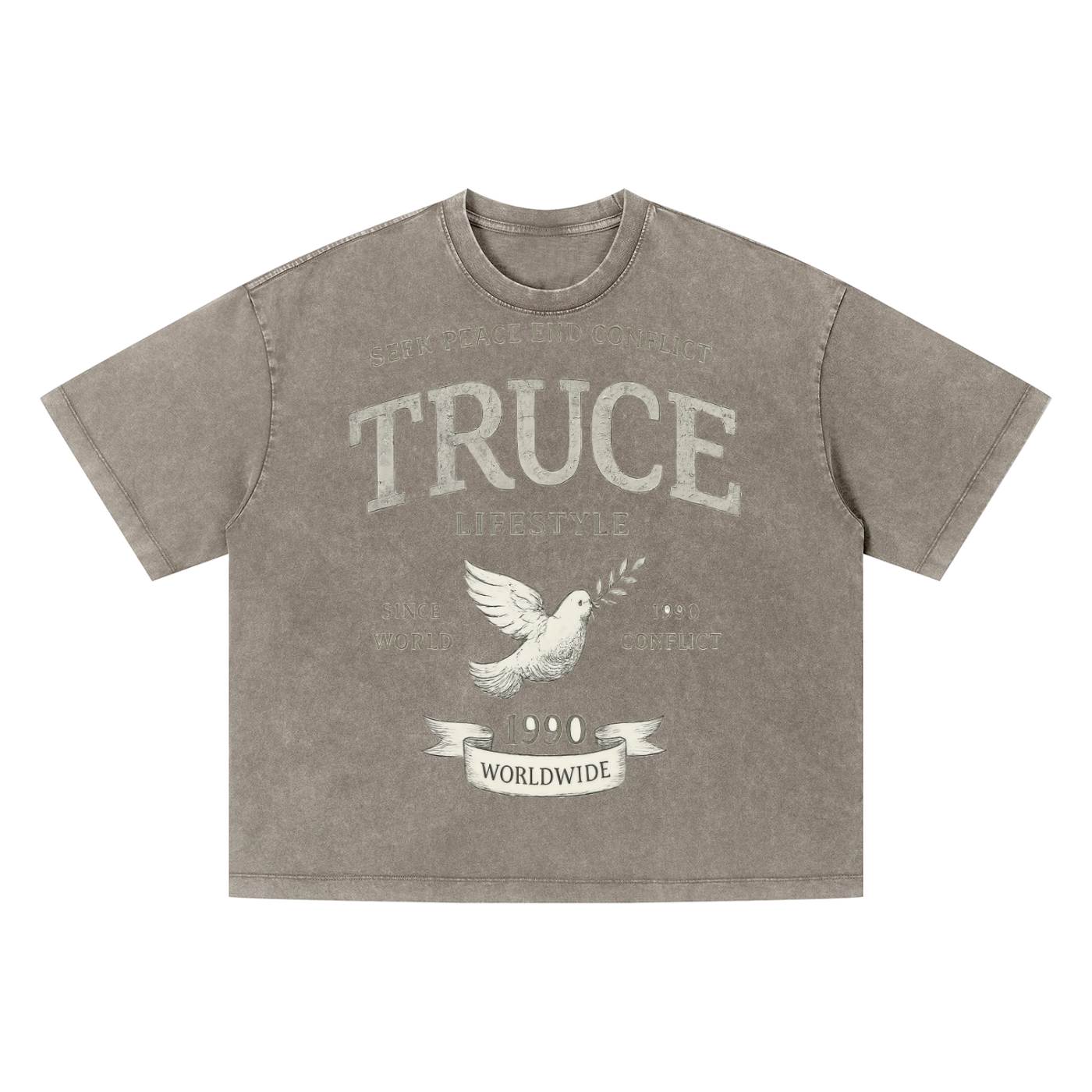 Truce Lifestyle | Unisex Vintage Wash (280 g/m²) Boxy T-Shirt