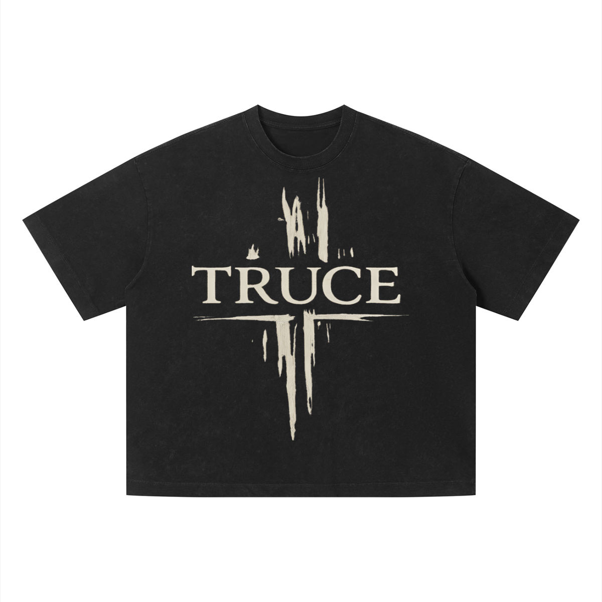 Truce Lifestyle |Unisex Vintage Wash (280 g/m²) Boxy T-Shirt