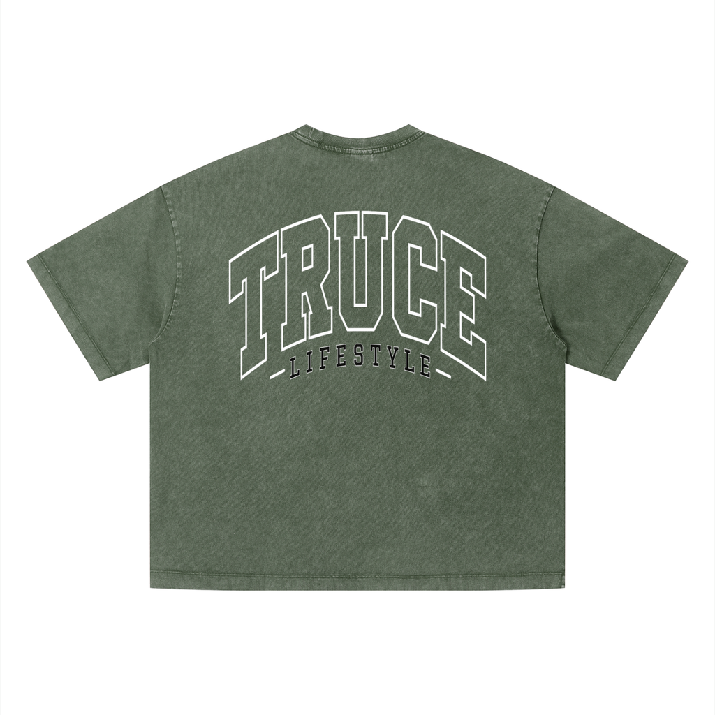 Truce Lifestyle | Living Fast Unisex (280 g/m²) Vintage Wash Boxy T-Shirt