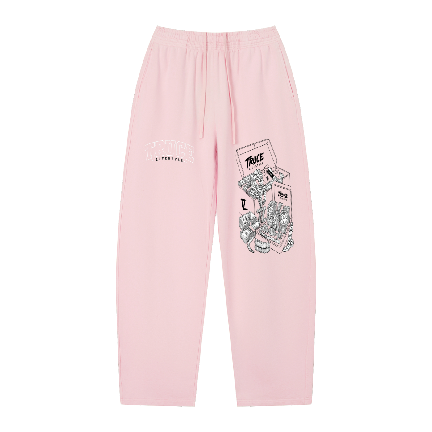 Truce Lifestyle | Fast Life Unisex (360 g/m²) Vintage Wash Loose Sweatpants