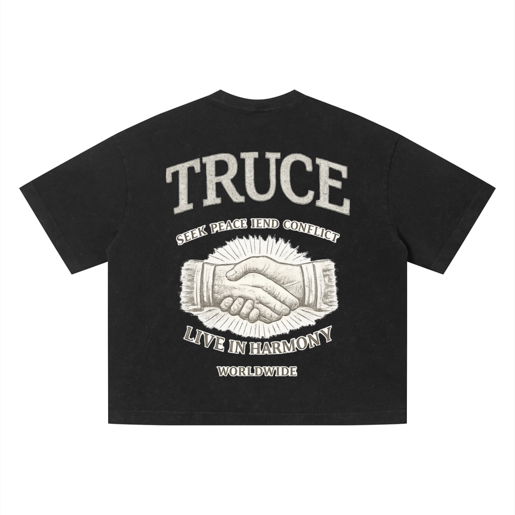 Truce Lifestyle | Unisex Vintage Wash (280 g/m²) Boxy T-Shirt