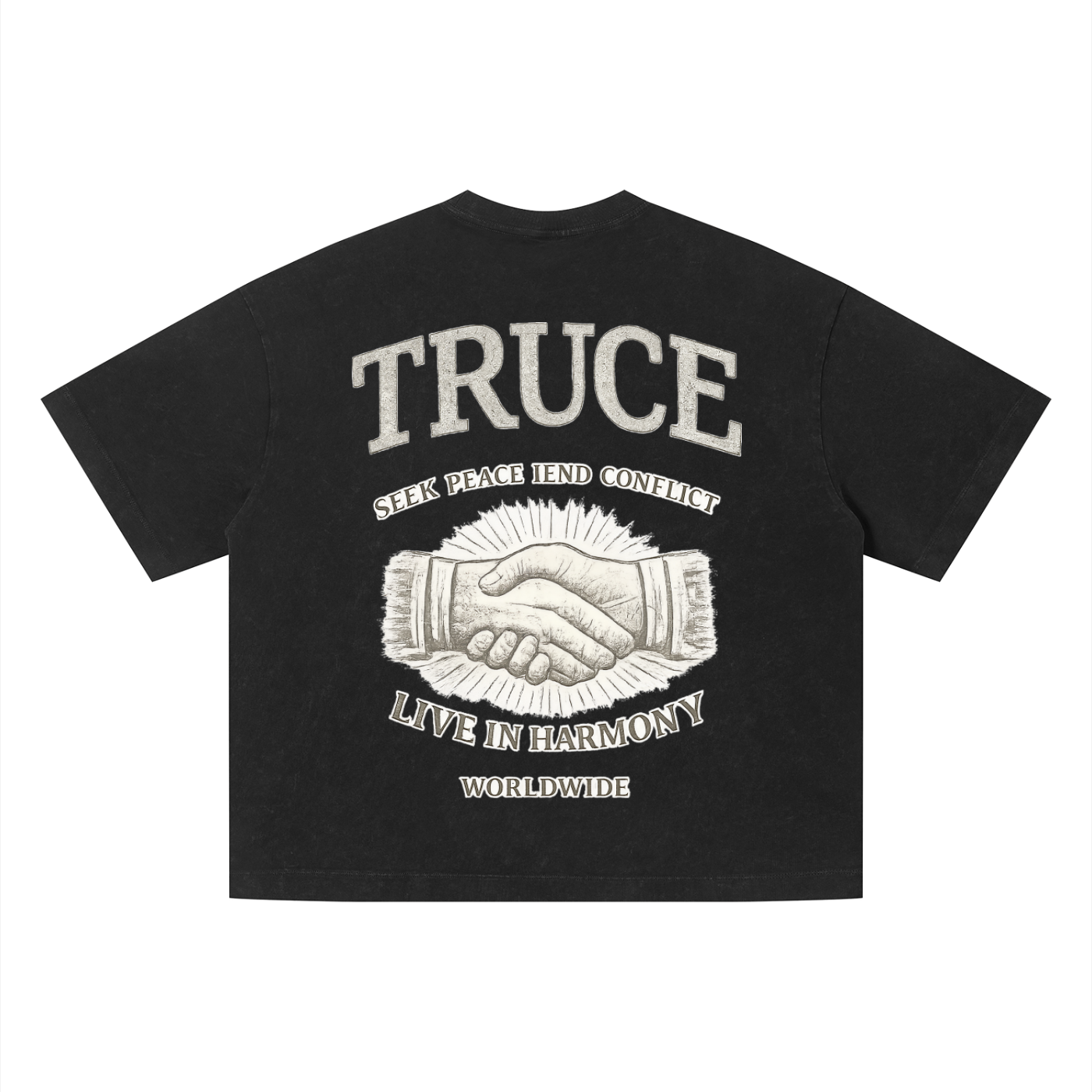 Truce Lifestyle | Unisex Vintage Wash (280 g/m²) Boxy T-Shirt