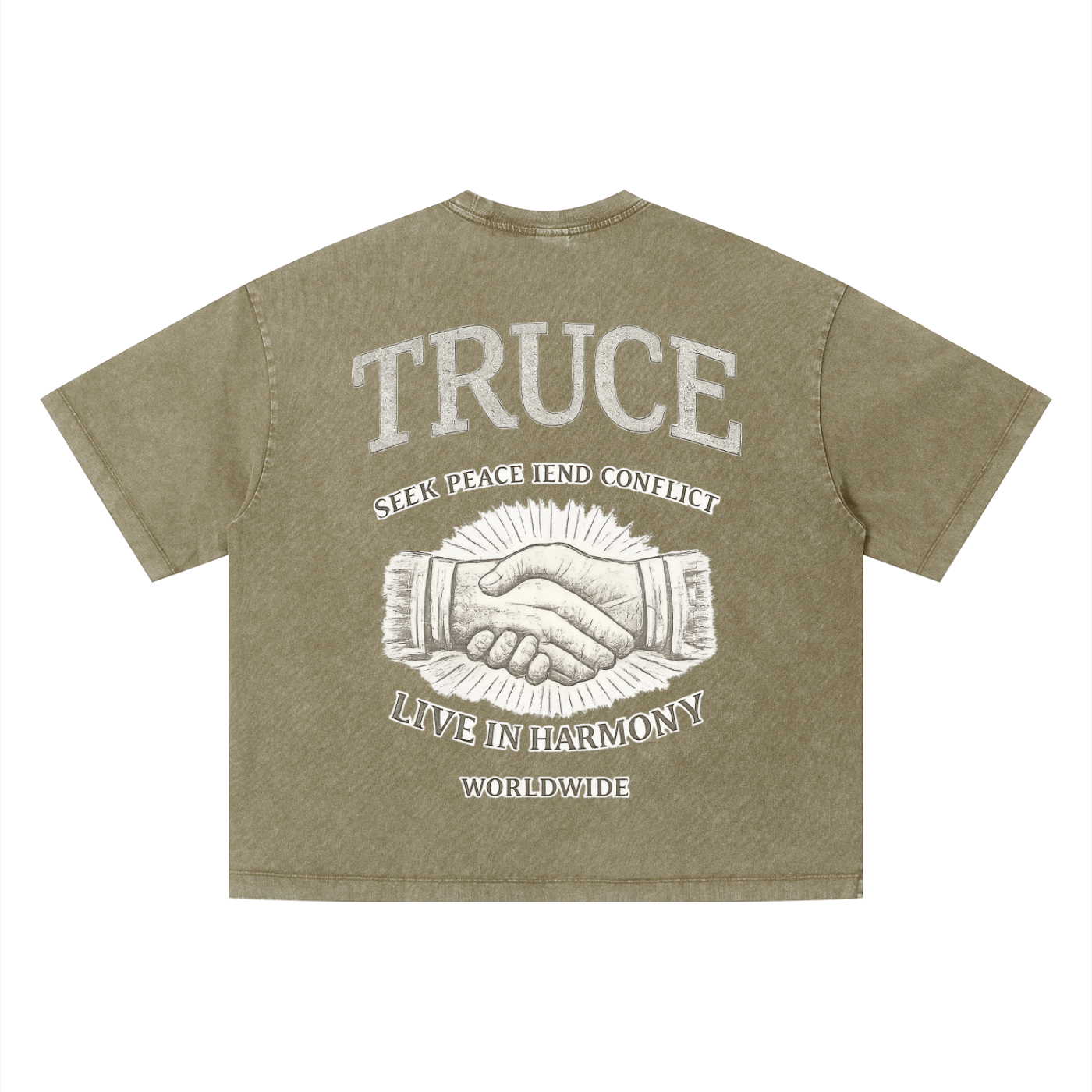 Truce Lifestyle | Unisex Vintage Wash (280 g/m²) Boxy T-Shirt